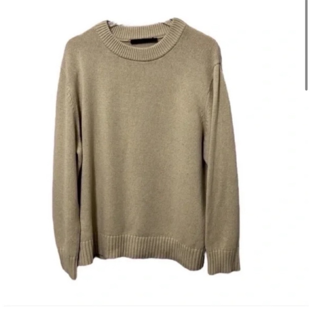 Jenni Kayne Recycled Cashmere Crewneck Sweater Size L